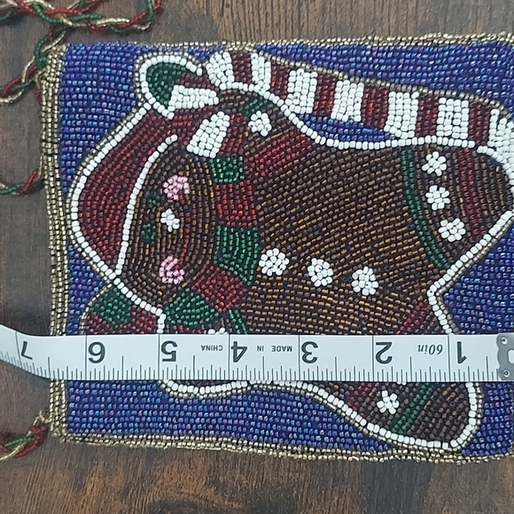 C Marie Beaded Holiday Gingerbreadman Crossbody - Picture 10 of 10
